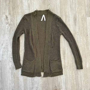 Womens Ashley by 26 International Green Cardigan - XL
